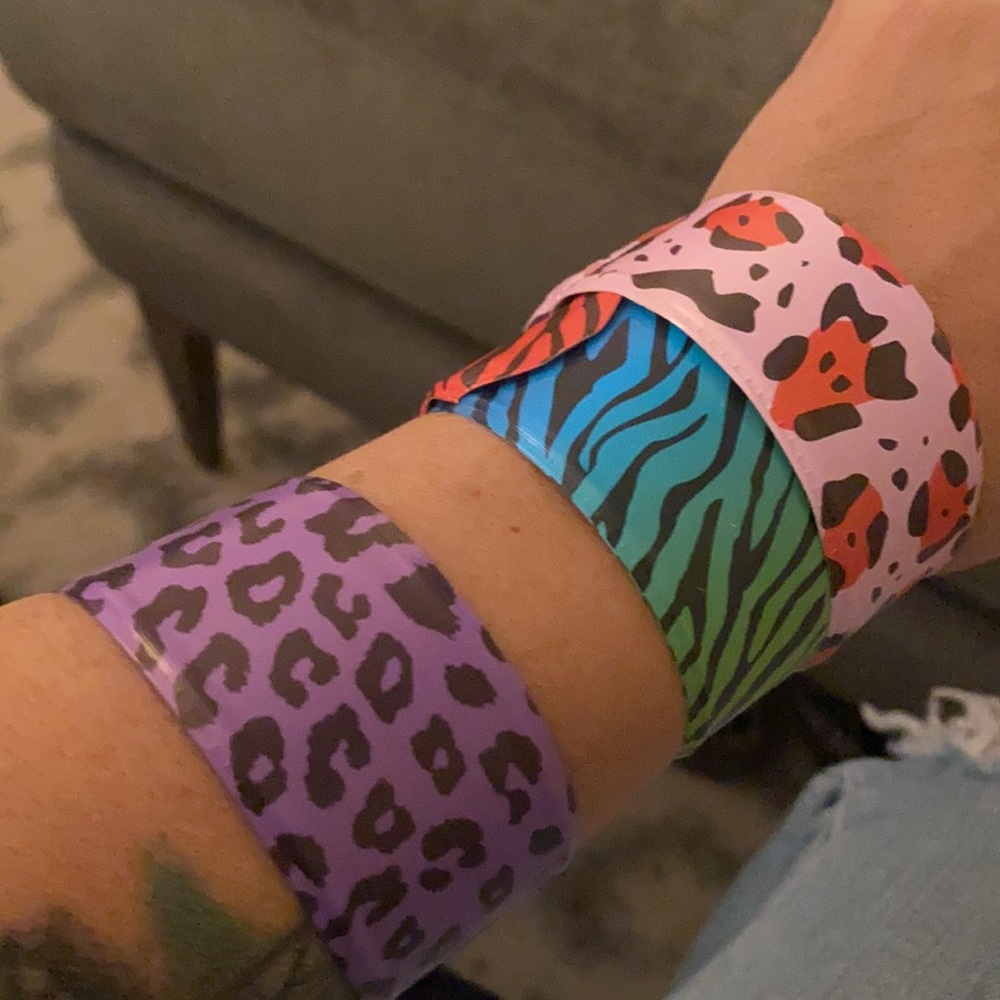 New slap bracelets bundle of 5